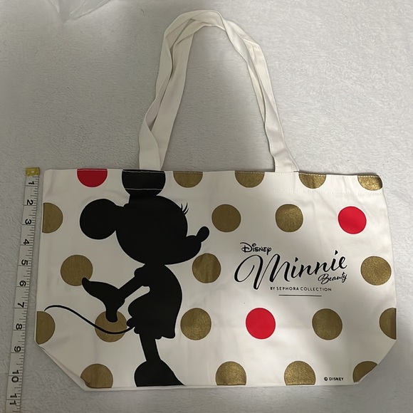 Sephora + Disney Minnie Mouse canvas bag limited collection NEW.   B61 - Picture 2 of 4